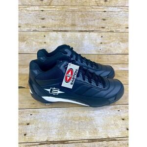Easton Men's Metal Baseball Cleats Assist Mid Black White Style M33196 US 11
